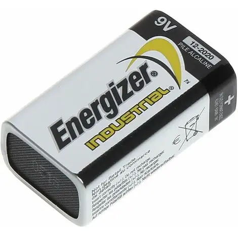 Pile 6LR61 (9V) Energizer Industrial Alcaline - Energizer 1 Pile 6LR61 (9V) Energizer Industrial Alcaline - Energizer