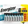 ENERGIZER Lot De 8 + 4 Piles Alcaline Lr06 Aa, 1.2 V, ENERGIZER