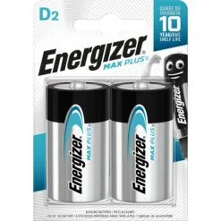 ENERGIZER Lot De 2 Piles Alcaline Lr20 D, 1.5 V, ENERGIZER