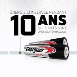ENERGIZER Lot De 12 + 4 Piles Alcaline Aaa Max, 1.5 V, ENERGIZER -Energizer Soldes Boutique 35369074 5