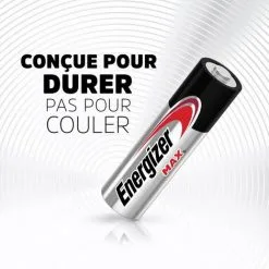 ENERGIZER Lot De 12 + 4 Piles Alcaline Aa Max, 1.2 V, ENERGIZER -Energizer Soldes Boutique 35389284 3