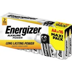 Pile LR6 (AA) Alcaline(s) Energizer E302743800 Power LR06 1.5 V 16 Pc(s)