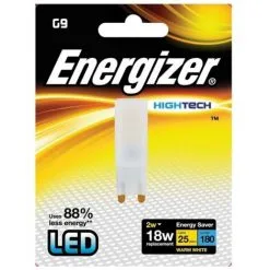 Ampoule LED Capsule G9, 180 Lumens, 2w/18w Energizer