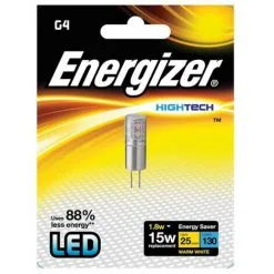 Ampoule LED Capsule G4, 130 Lumens, 1.8w/5w Energizer