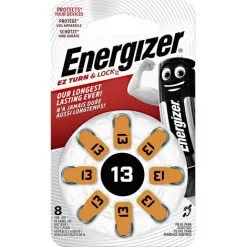 Pile Bouton ZA 13 Zinc-air Energizer 280 MAh 1.4 V 8 Pc(s)