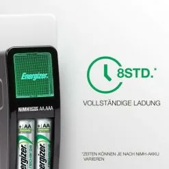 Chargeur De Piles Rondes NiMH Avec Accus Energizer Mini Charger CH2PC4 -Energizer Soldes Boutique 4430491 4