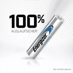 Energizer Ultimate FR03 Pile LR3 (AAA) Lithium 1250 MAh 1.5 V 2 Pc(s) -Energizer Soldes Boutique 4485462 4