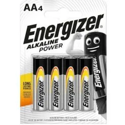 ENERGIZER Piles Alcalines AA 1.5 V Power 4-Blister