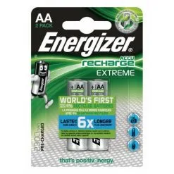 ENERGIZER Batterie Rechargeable NiMH AA 1.2 V Extreme 2300 MAh 2-Blister -Energizer Soldes Boutique 5140887 3