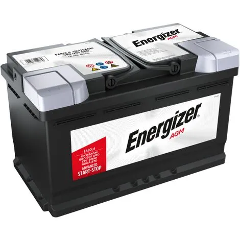 Batterie ENERGIZER PREMIUM AGM EA80L4 12 V 80 AH 800 AMPS EN 1 Batterie ENERGIZER PREMIUM AGM EA80L4 12 V 80 AH 800 AMPS EN