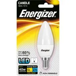 Ampoule Led Flamme E14, 470lm, 5.4w/40w ,4000k Energizer