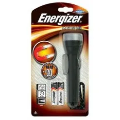 Lampe Torche Compacte Led Aimantée, Avec 2 Piles AA. ENERGIZER